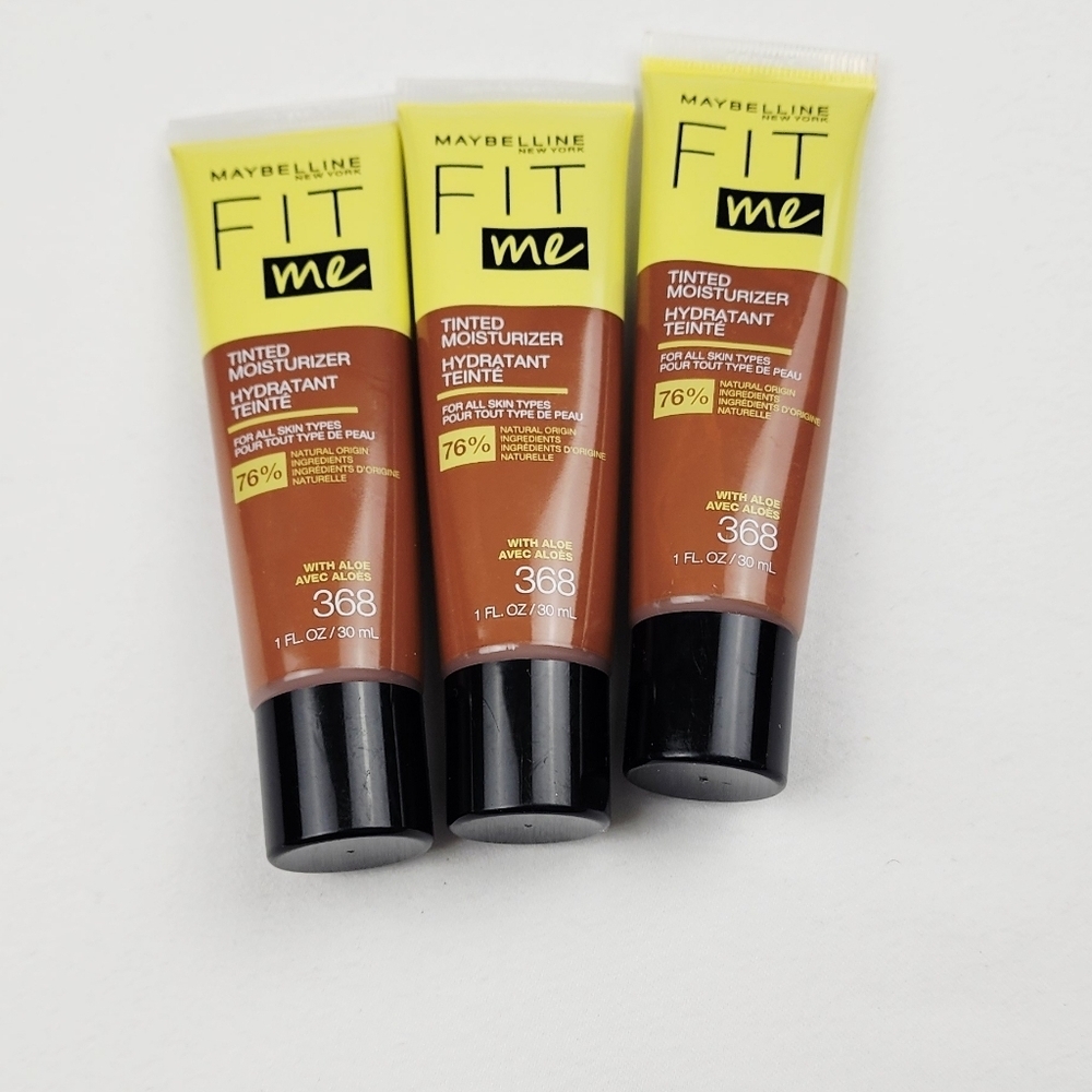 FIRM PRICE 🔥Maybelline Fit Me Tinted Moisturizer BUNDLE OF 3 - Picture 3 of 6